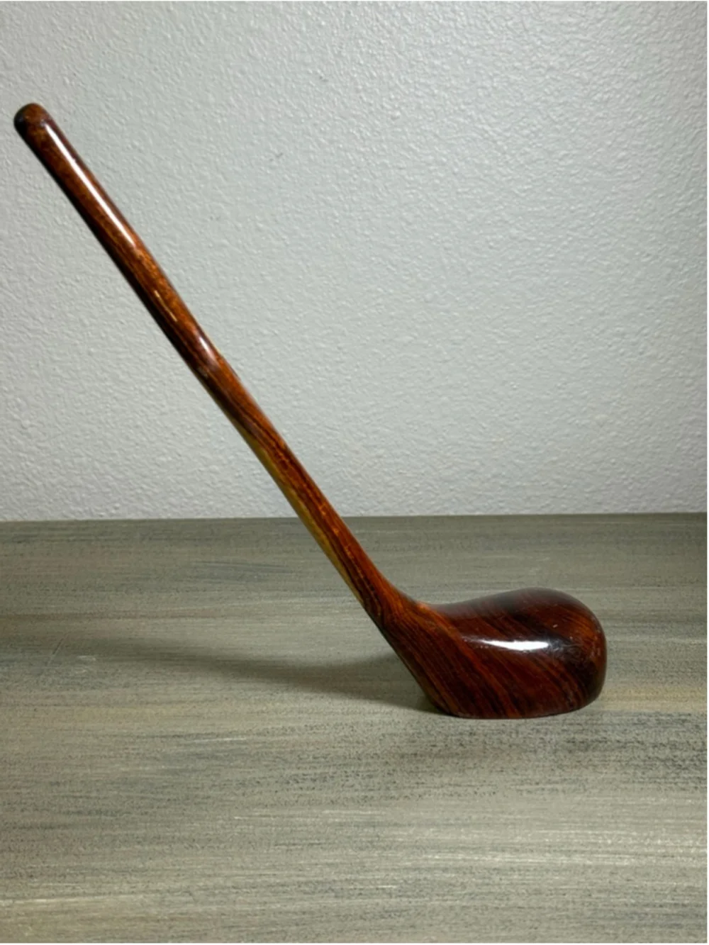 wood Golf club wine stand self balancing approximately 10”